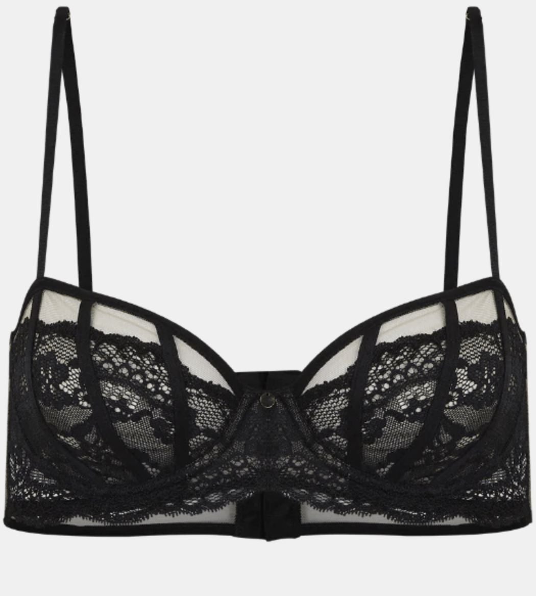 חזיית תחרה עם ברזלים ללא ריפוד - Olla Lingerie Online