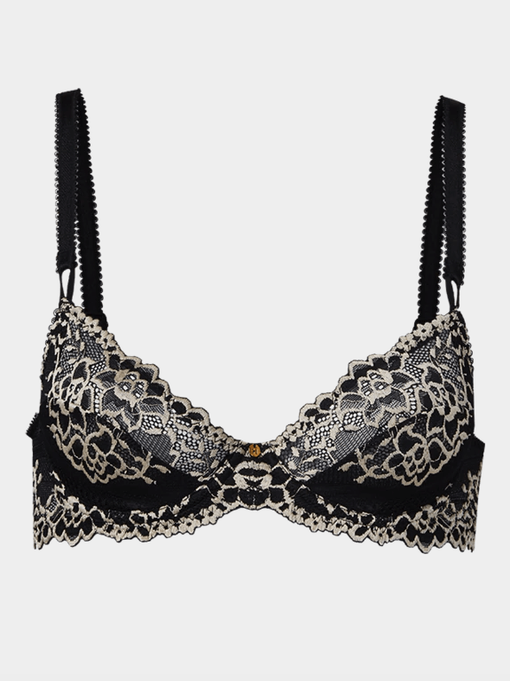 חזיית תחרה עם ברזלים ללא ריפוד - Olla Lingerie Online